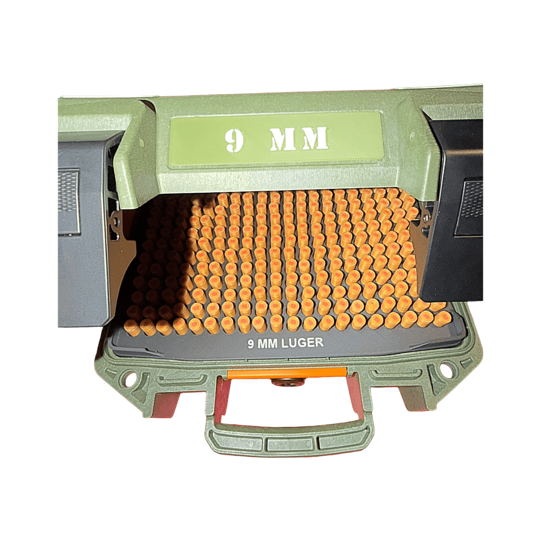 Pelican™ Vault V100 Pistol ammo double stack inserts - WM Prints LLC