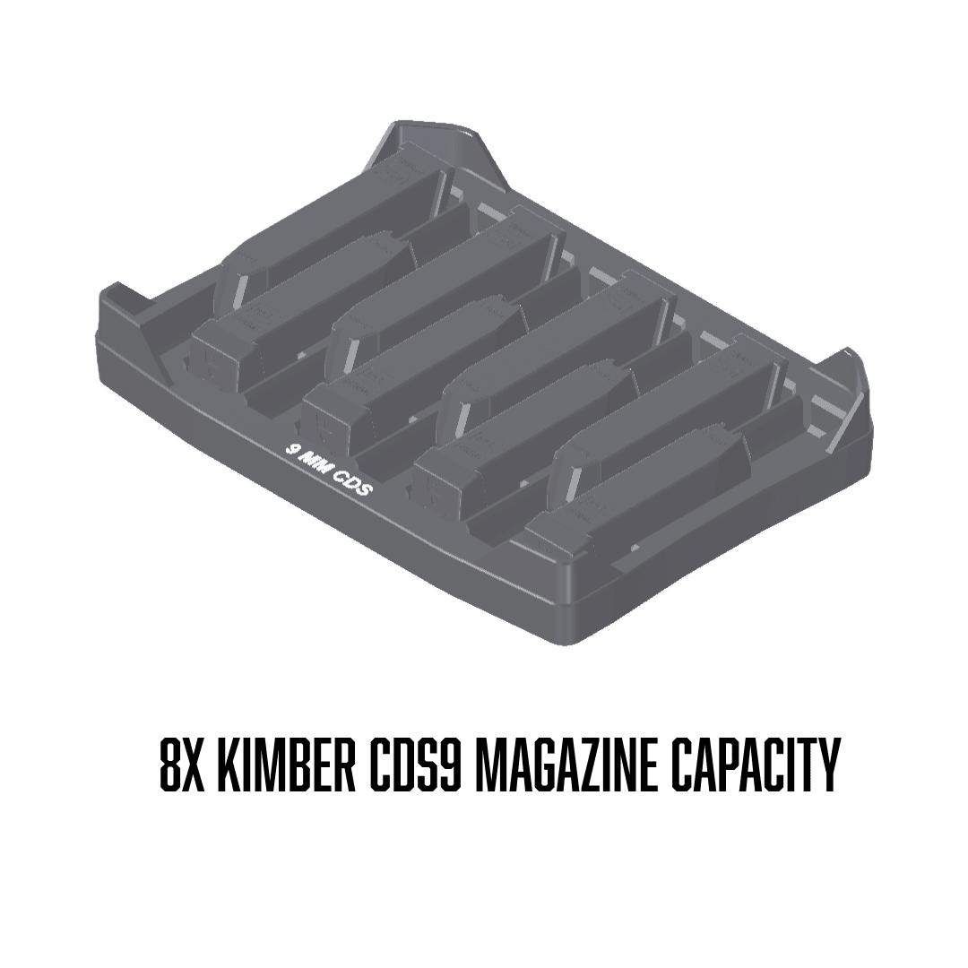 Pelican™ Vault V100 Pistol ammo double stack inserts - WM Prints LLC