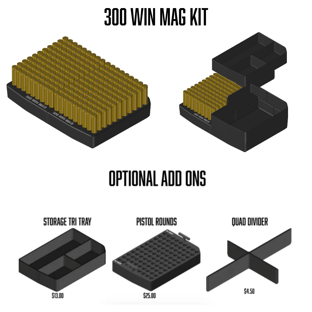 Pelican™ Vault V100 Rifle Range kits. - WM Prints LLC