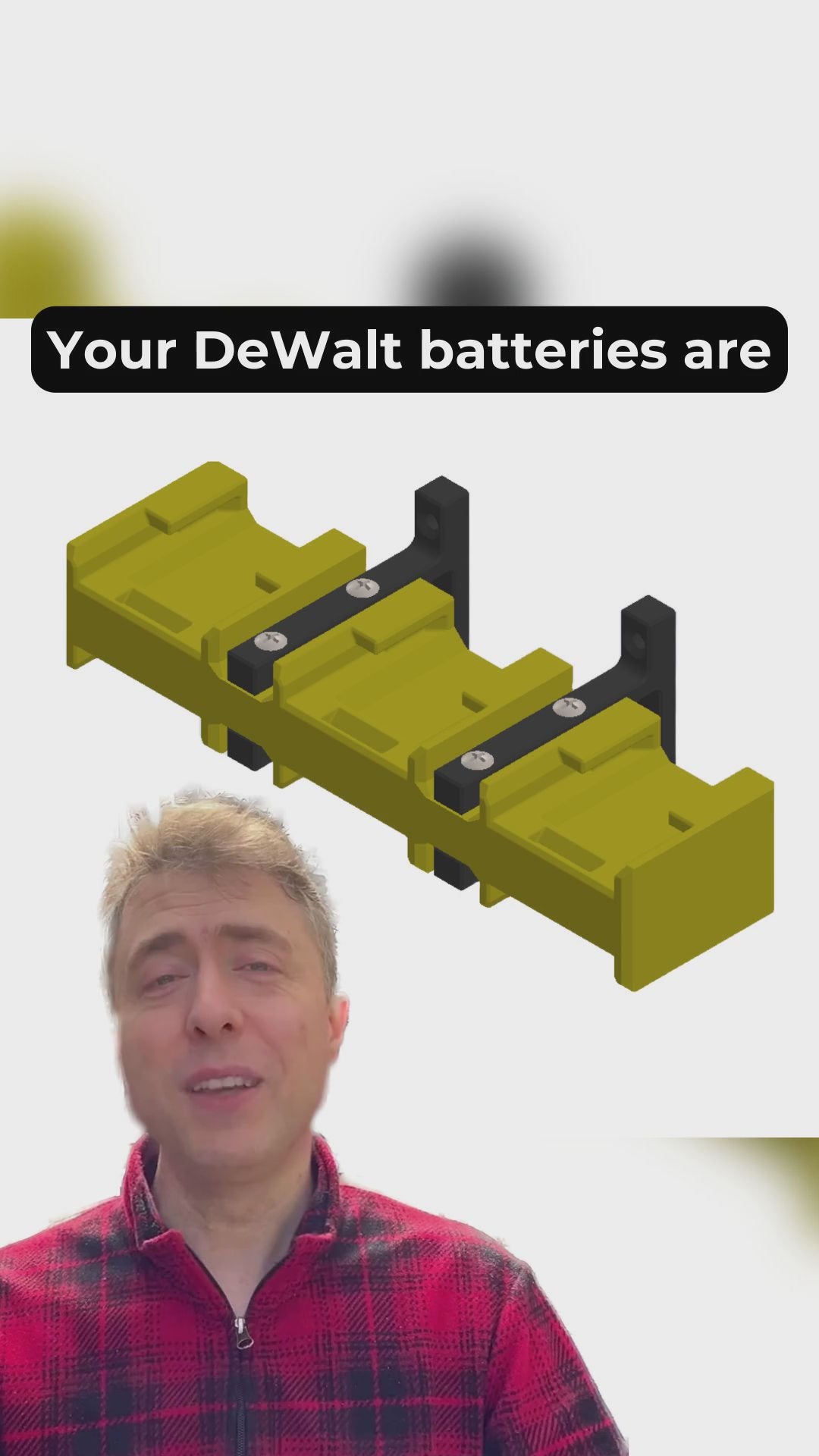 DeWalt Battery Wall Mount Holders