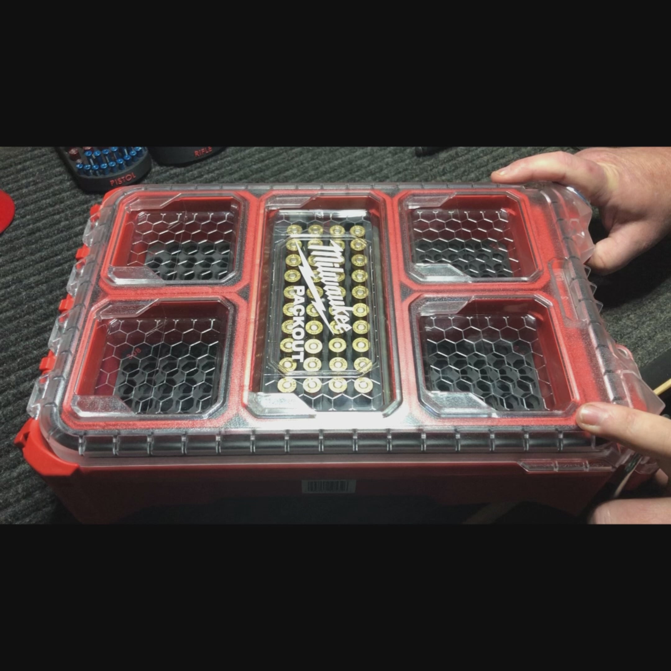 Milwaukee Packout double stack ammo tray inserts. 
