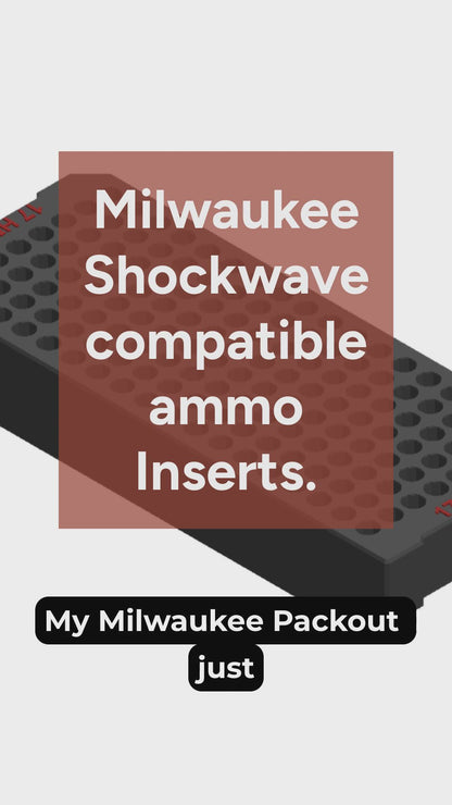 Milwaukee Shockwave compatible ammo Inserts.