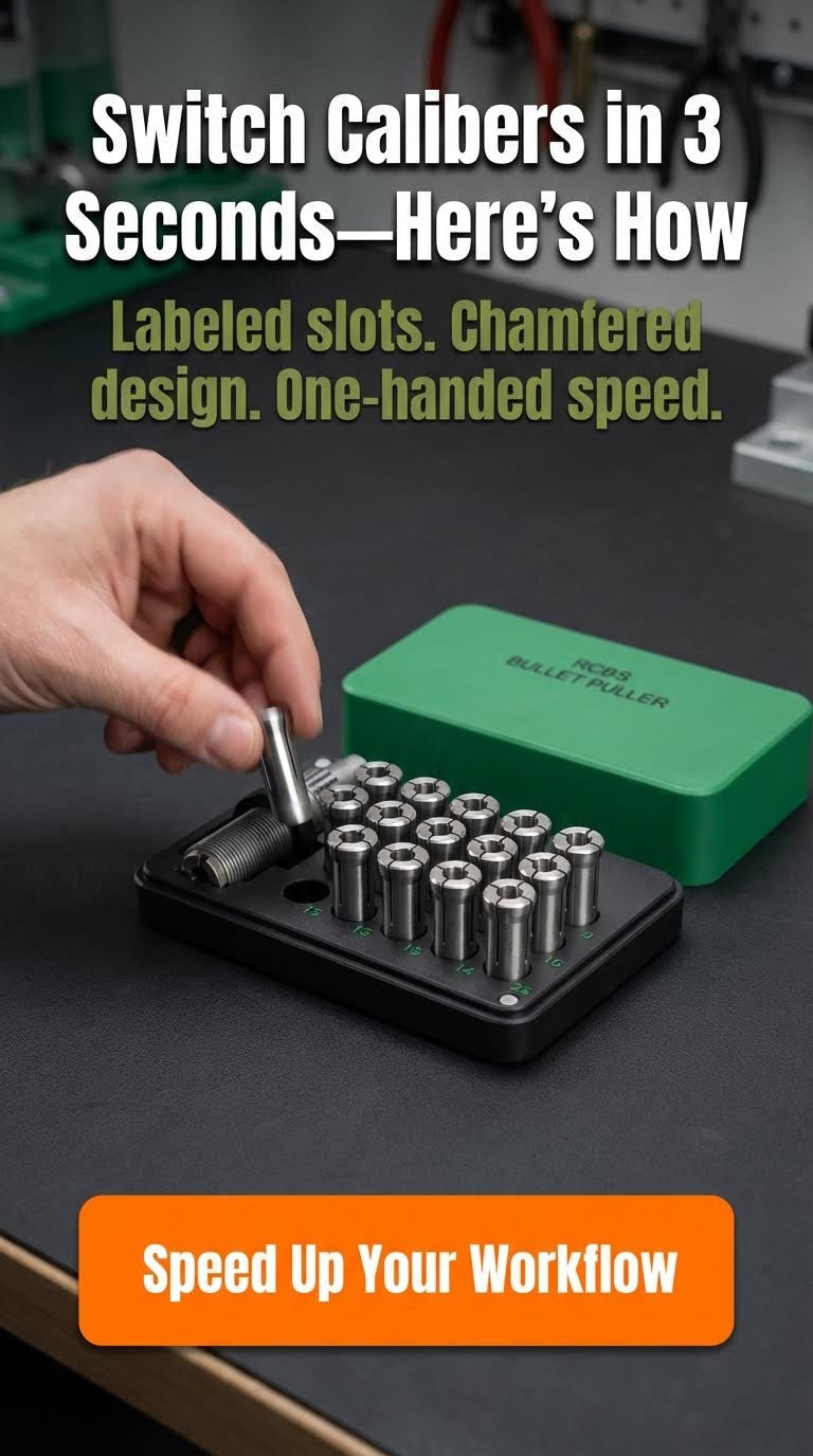 RCBS Bullet Puller and Collets Storage Case - WM Prints LLC