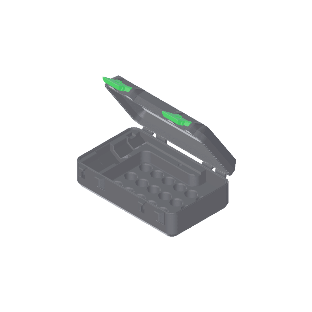 RCBS Bullet Puller and Collets Storage Hinged Case GEN 2 - WM Prints LLC