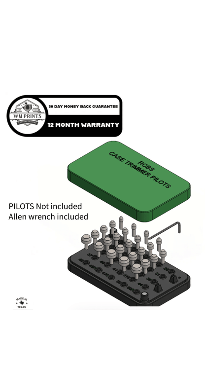 RCBS Case Trimmer Pilots Holder. - WM Prints LLC