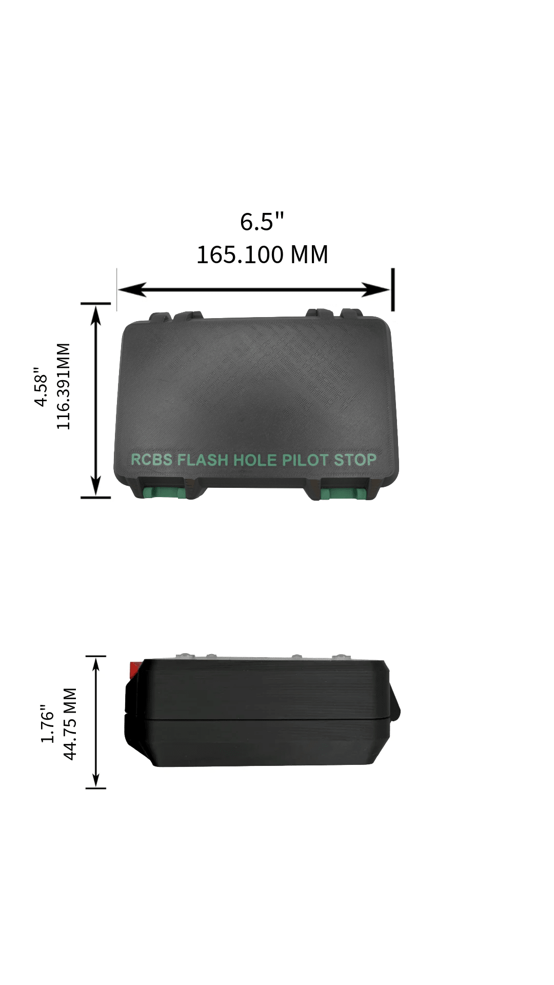 RCBS Flash Hole Pilot Stop Storage Case - WM Prints LLC