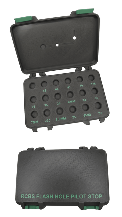 RCBS Flash Hole Pilot Stop Storage Case - WM Prints LLC