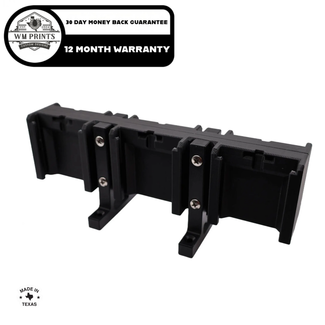 Matco/Klutch type battery holder for six batteries.