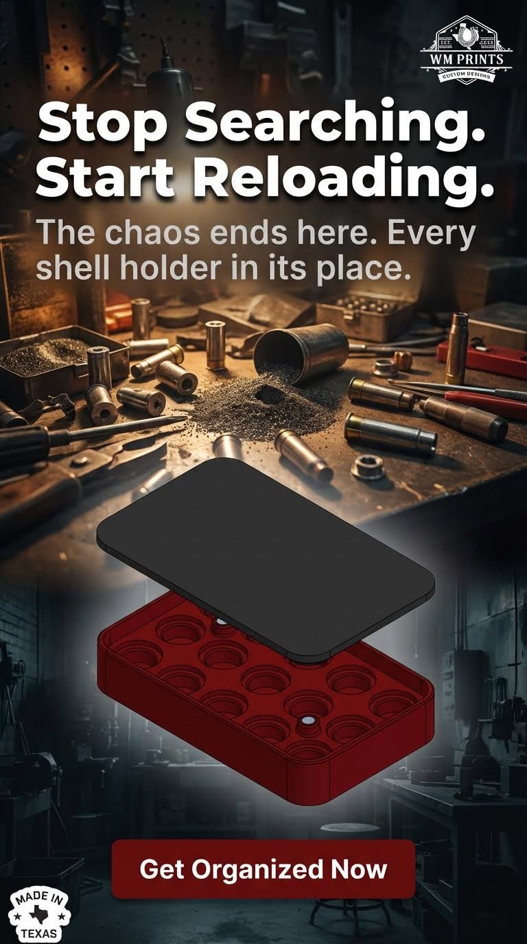 Shell Holder Case RCBS, Hornady, Lyman. - WM Prints LLC